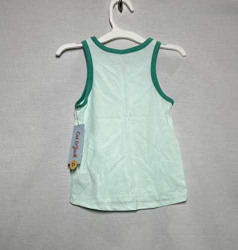 Toddler Girls' Tank Top - Cat & Jack Green 18M - Picture 2 of 2