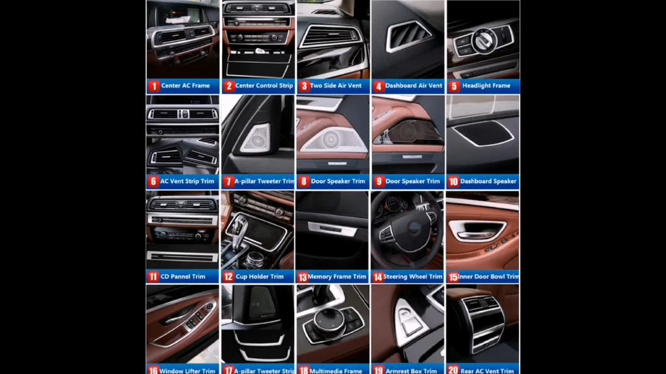 Perilla de cambio de marchas P botón DESBLOQUEO cubierta embellecedor para BMW 1 2 3 4 5 7 X3 X5 X6 F10 F07 Foto 2 de 4