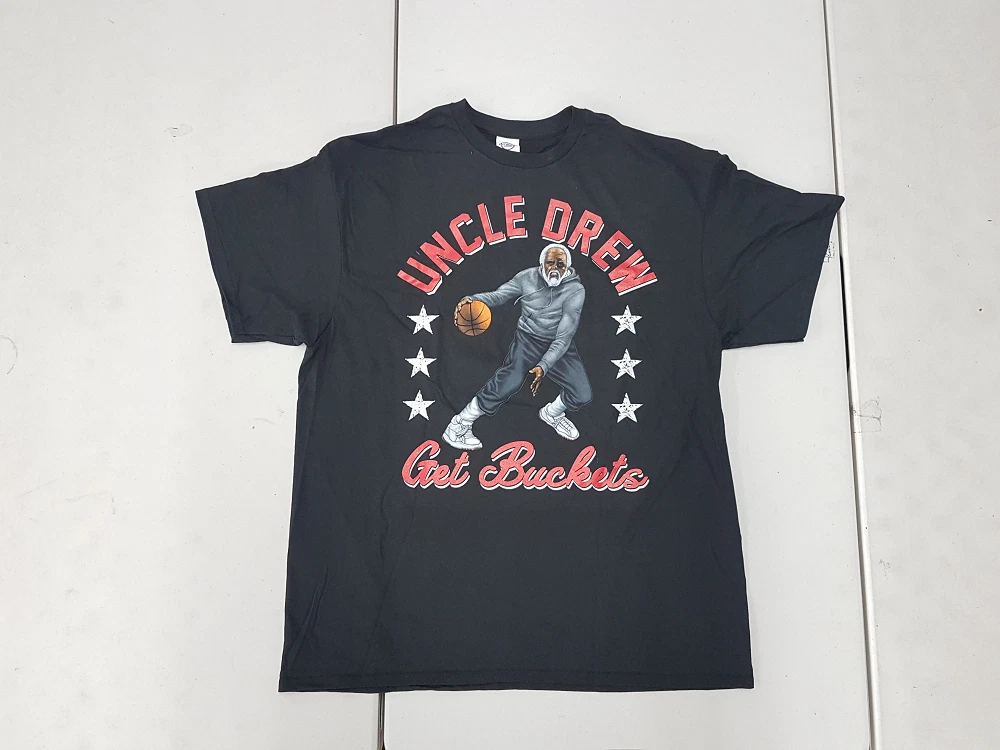 Uncle Drew Get Buckets Kyrie Irving Sports Comedy Basketball Movie T Shirt  75-1 - Fearless Apparel