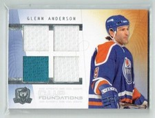 09-10 UD The Cup Foundations  Glenn Anderson  /25  Quad Jerseys  HOF