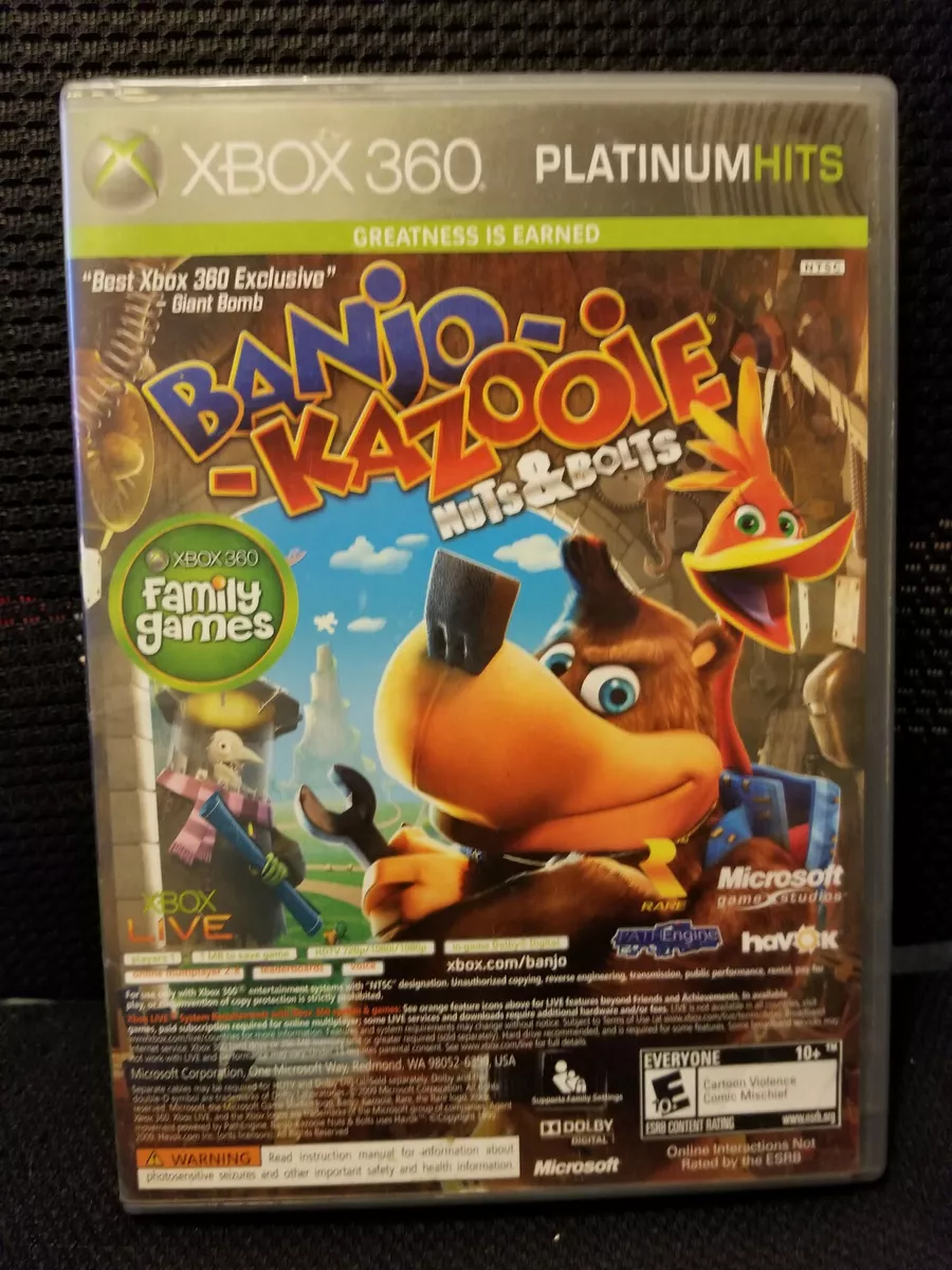 Banjo-Kazooie: Nuts & Bolts / Viva Pinata (Xbox 360) Complete w/ Manual CIB