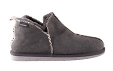 Louise Shepherd of Sweden Ladies Boot Luxury Sheepskin Slippers - Asphalt Grey