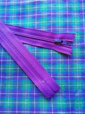 25Pcs/lot 23 inch YKK PURPLE Nylon Zippers for Sewing Crafts 