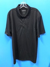 NEW Sport-Tek Men's Sport Collared Shirt 100 Polyester Color Black NEW NWOT