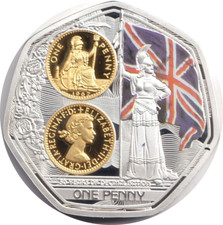 1962 PROOF ONE FLORIN - ONE PENNY