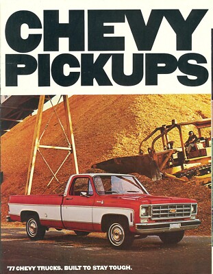 1977 Chevrolet Fleetside Stepside Pickup Truck Dealer Sales