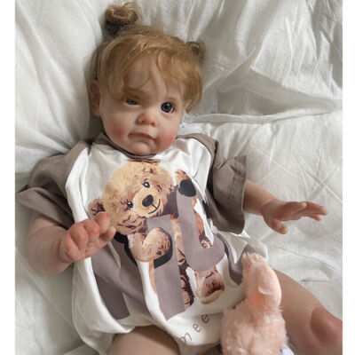 23in Artist Painted Reborn Baby Doll with COA Lifelike Girl Toddler Handmade Toy