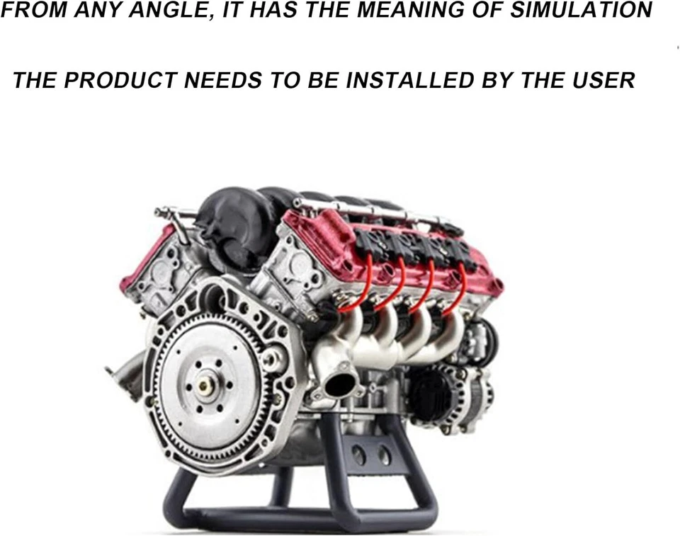 Cison Engine Kit-2024 Best Cison V8 Engine Model Kit That Runs,Mini Motor Engine - Image 2 of 4