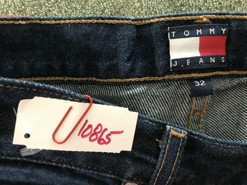 Tommy Hilfiger men’s carpenter short denim blue size 32 flat front solid - Picture 8 of 8