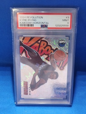 KYRIE IRVING 2024 REVOLUTION #3 HORIZONTAL KABOOM PSA 9 🔥 POP