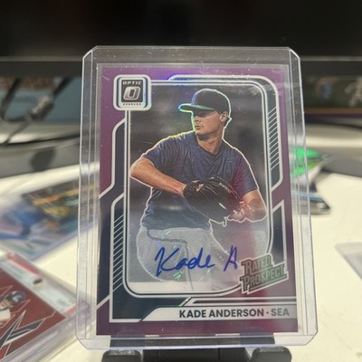 2026 Kade Anderson Donruss Auto Purple /99