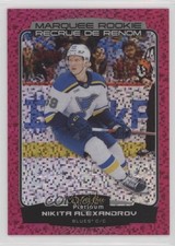2022 O-Pee-Chee Platinum Marquee Rookies Violet Pixels Nikita Alexandrov 0kv2