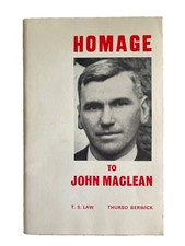 Rare 1973 Homage to John MacLean Poetry Ed T S Law Thurso Berwick w/Signed Note
