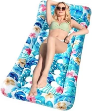 Pool Floats Raft - Pool Float Lounge Adult Size Inflatable Fabric Pool Float
