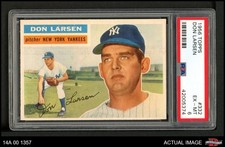 1956 Topps #332 Don Larsen Yankees PSA 6 - EX/MT