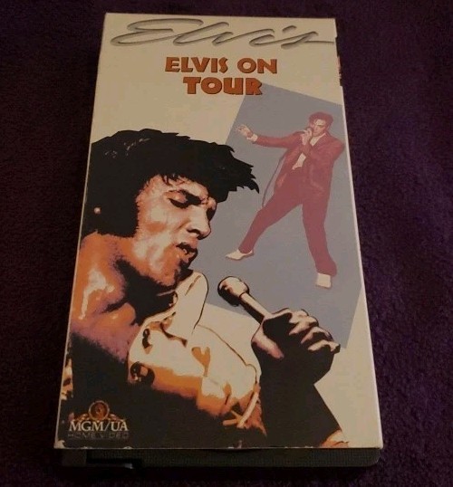 Elvis Presley on Tour VHS 1972 Release RARE Footage Elvis On Tour Vhs Tape