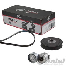GATES Micro-V Kit KEILRIPPENRIEMEN-SATZ passend für RENAULT GRAND MEGANE SCÉNIC