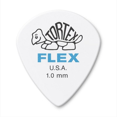 Tortex Flex Jazz III Guitar Picks 1.0mm Blue Superior Control and Precision