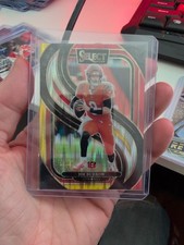 2024 Panini Select - Premier Level Joe Burrow #127 Red & Yellow Shock Prizm