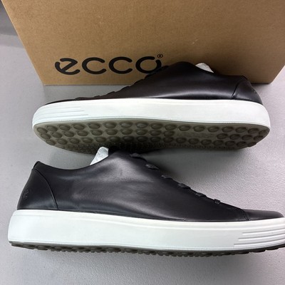 ECCO ''Soft 7'' Black Mens Low Casual Leather Sneaker, Black  Size 8 - 8.5 470794