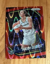 2025 Prizm WNBA #50 Red Seismic Prizm SP Maddy Siegrist #’d/249 Dallas Wings