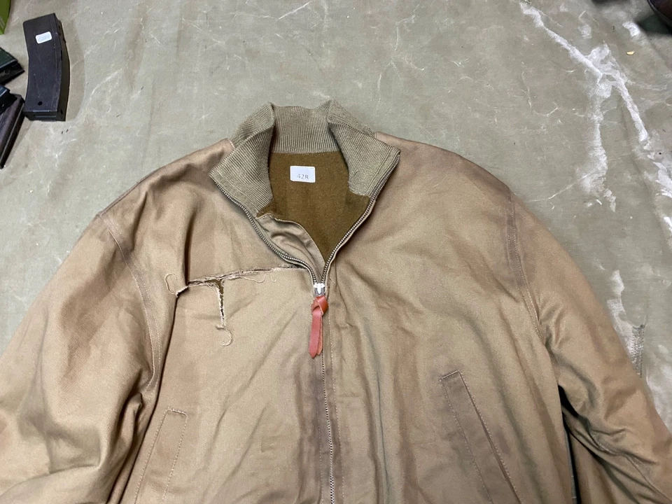 CHAQUETA DE CAMPO DE COMBATE CISTERNA INVIERNO INFANTERÍA EJÉRCITO DE EE. UU. SEGUNDA GUERRA MUNDIAL-MEDIANA/GRANDE 42R Foto 4 de 4