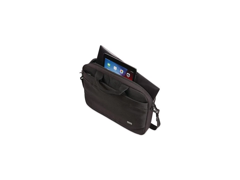 Case Logic 3203986 Streamlined Bag for 14 in. Attache Laptop - Black - Image 4 of 4