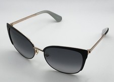 New Kate Spade Women's Sunglasses KS Genice/S 0RRC/F8 Black Grey 57mm