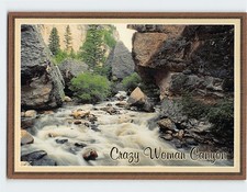 Postcard Crazy Woman Canyon Bighorn National Forest Wyoming USA