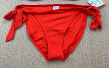 Shade  Shore Side Tie Bikini Swimsuit Bottom Size Large Red Spicy Sweet Cute