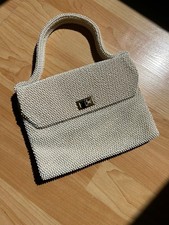 Vintage 1960's MCM Lumured Beaded Purse PRISTINE