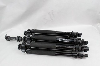 Lot of 3 Calumet CK7500 Camera Photography Tripods All Working But With Wear