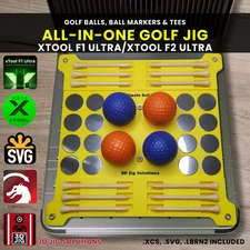 xTool F1 Ultra Golf Jig | Engrave Golf Balls, Tees & Markers
