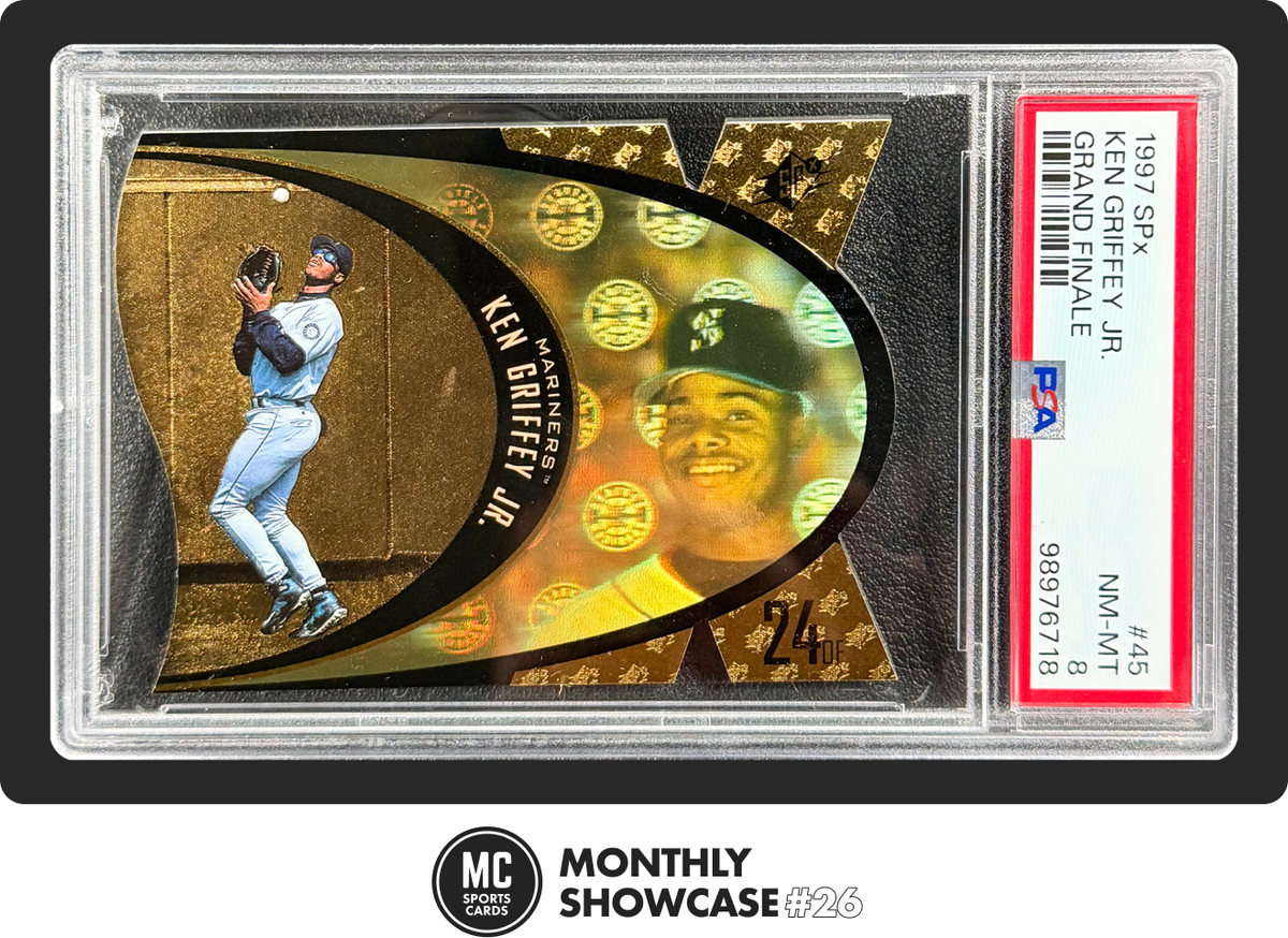 POP 1 KEN GRIFFEY JR. PSA 8 (4 HIGHER) 1997 UD SPX #SPX45 GRAND