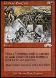 Price of Progress - Exodus #95/143 - Uncommon Red Instant