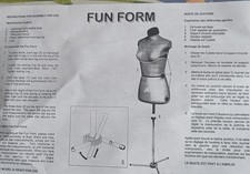 Dreibeinständer Ersatzfuß für Schneiderpuppe Schneiderbüste Metallständer