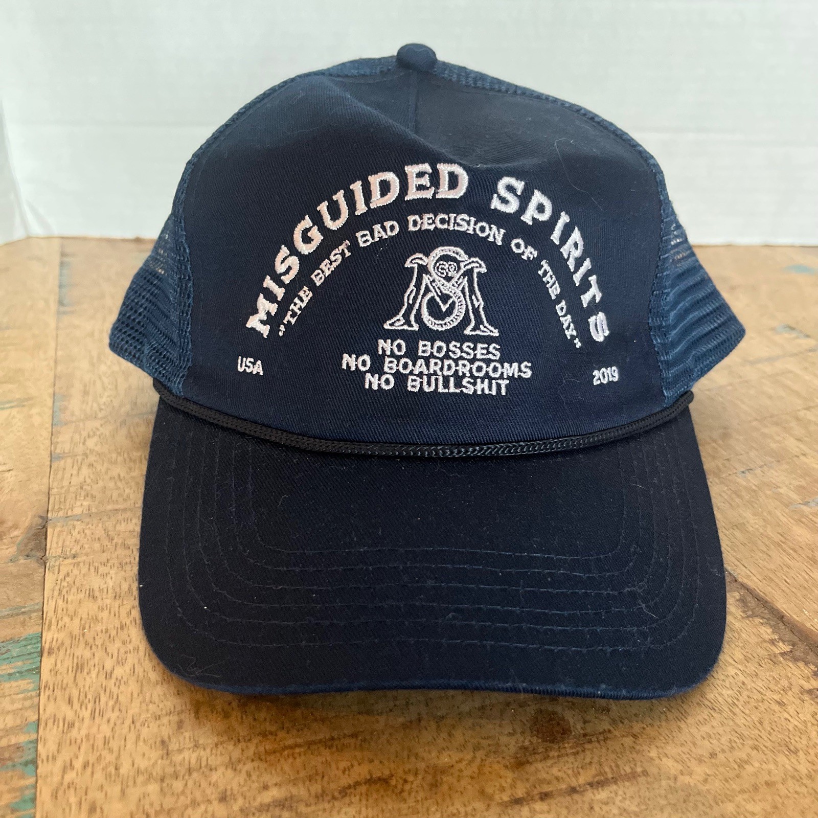 Misguided Spirits Black Hat Adjustable Adult Size… - image 4