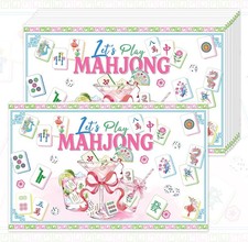 24 Pack Mahjong Placemats 17x11 Inch Disposable Table Mats Pink For Game Nights 24 Pack Mahjong Placemats 17x11 Inch Disposable Table Mats Pink For Game Nights