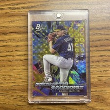 Corbin Burnes 2018 1/1 Prismatic Prodigies Bowman Platinum 