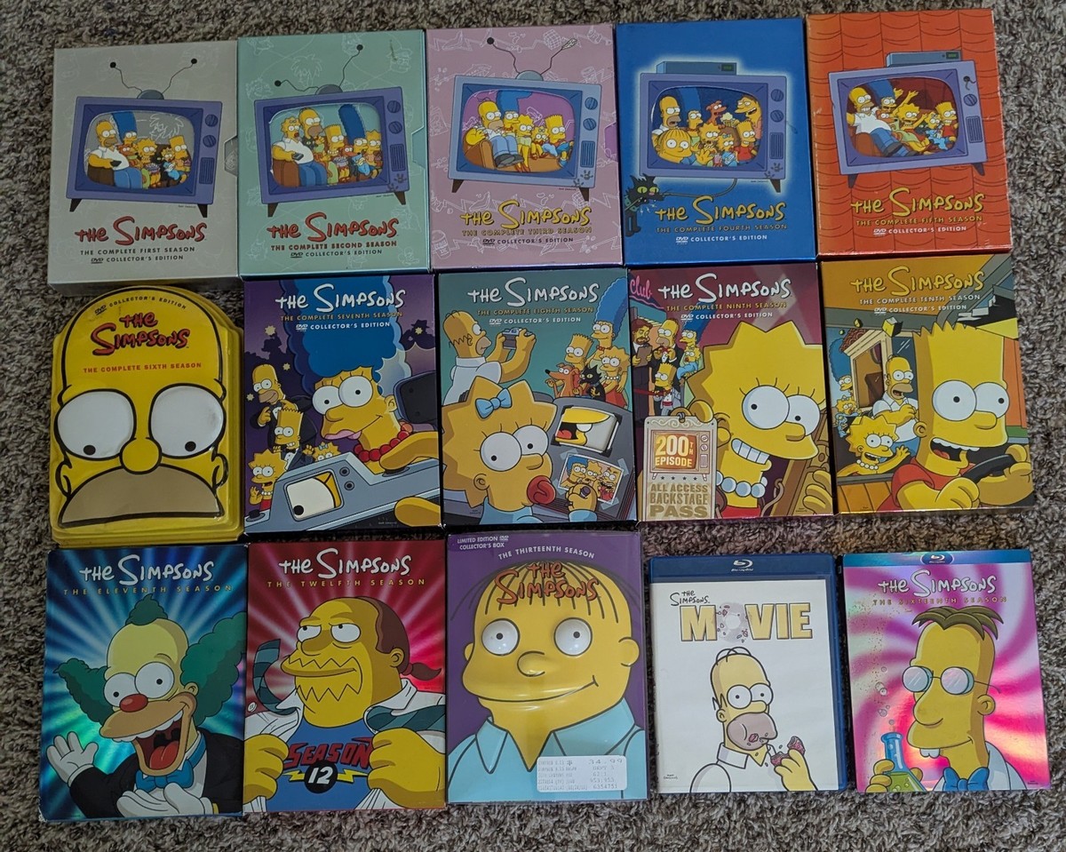 The Simpsons Collector's Edition DVD Collection Seasons 1-13, 16 +