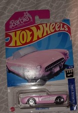 2023 Hot Wheels 1956 Corvette #183/250 (Pink) HW Screen Time 9/10: Barbie