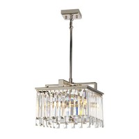 HäNgeleuchte Kristall Schirm Verstellbar Art DéCo 4X E14 HäNgelampe Esszimmer