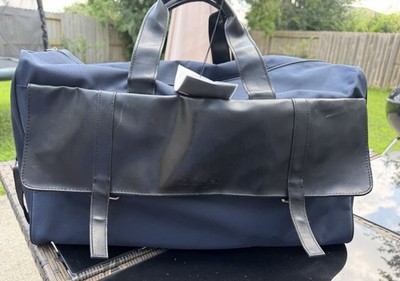 Calvin Klein Men s Duffel Bag Navy Blue Weekender Travel Gym Overnight Tote