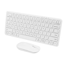 Wireless Bluetooth 3-Mode Keyboard  Mouse Set, 3 Devices, Quiet, Rechargeable