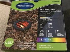 Harbor Breeze 6.8 Watt Low Voltage Hardwired LED Well Dock Light 13 Color Modes