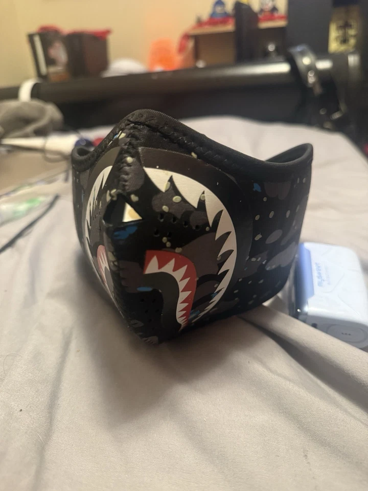 Bape Space Camo Mask Face Mask - 2019 (Glows In The Dark) - Image 2 of 4