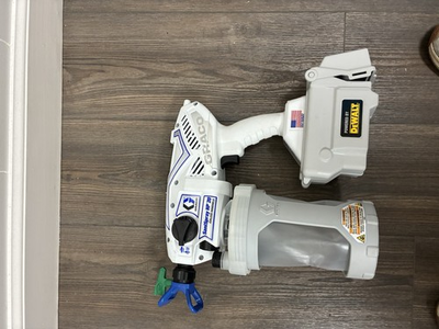#ad Graco SaniSpray HP20 Cordless Handheld Sprayer *w 2 DEWALT Batteries amp; Charger* $150.00