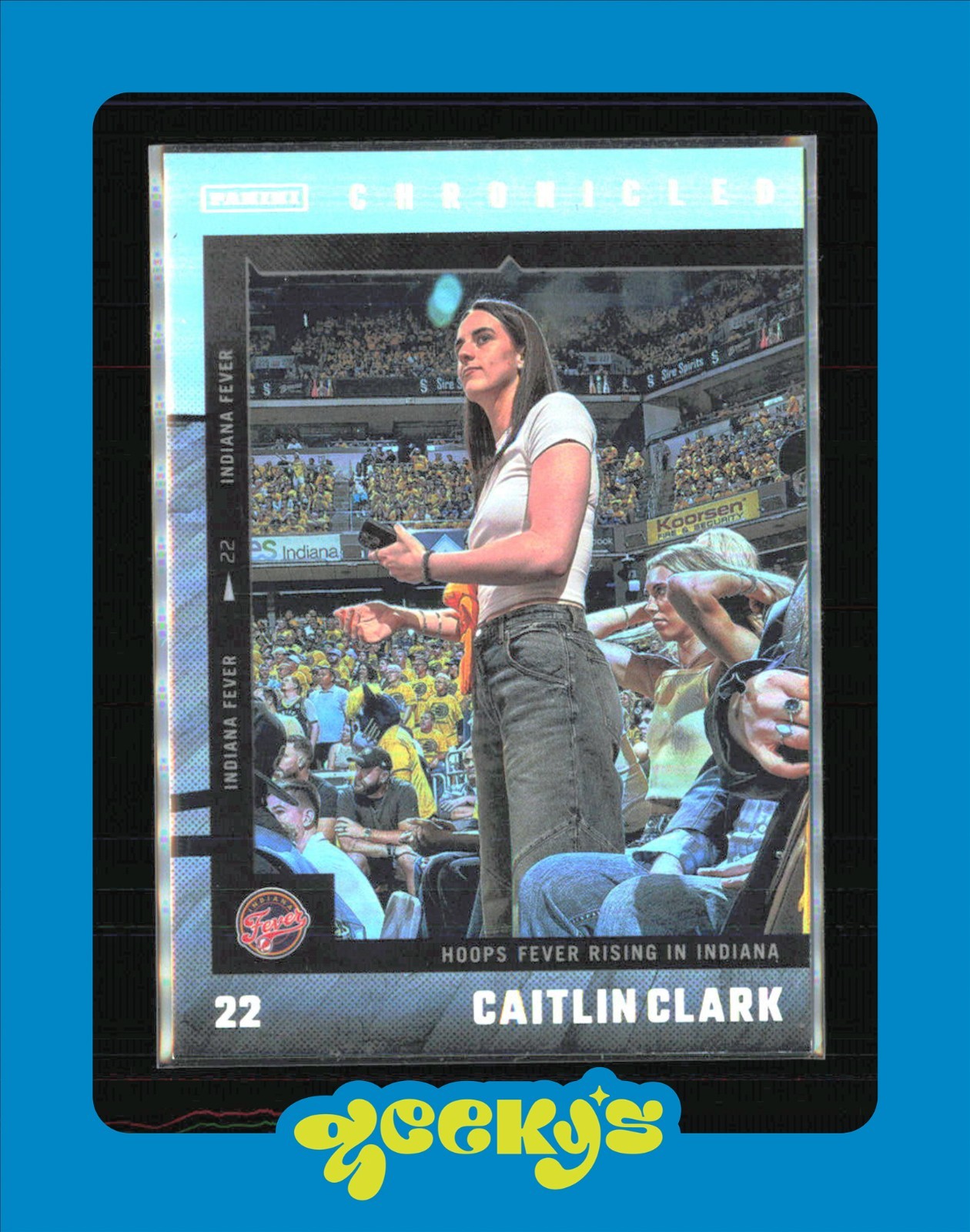 2025 Panini Caitlin Clark Chronicled - Life Style Caitlin Clark #56 Holo Fever