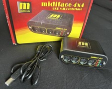 Miditech MIDIFACE 4X4 USB MIDI Interface Studio Recording Equipment
