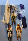 Vintage Gi Joe Snow Serpent 1991 Ice Viper 1987 & Stalker 1989 lot accessories
